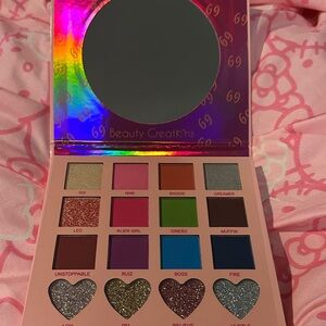 Beauty Creations Pink, Green & Blue Eyeshadow Palette